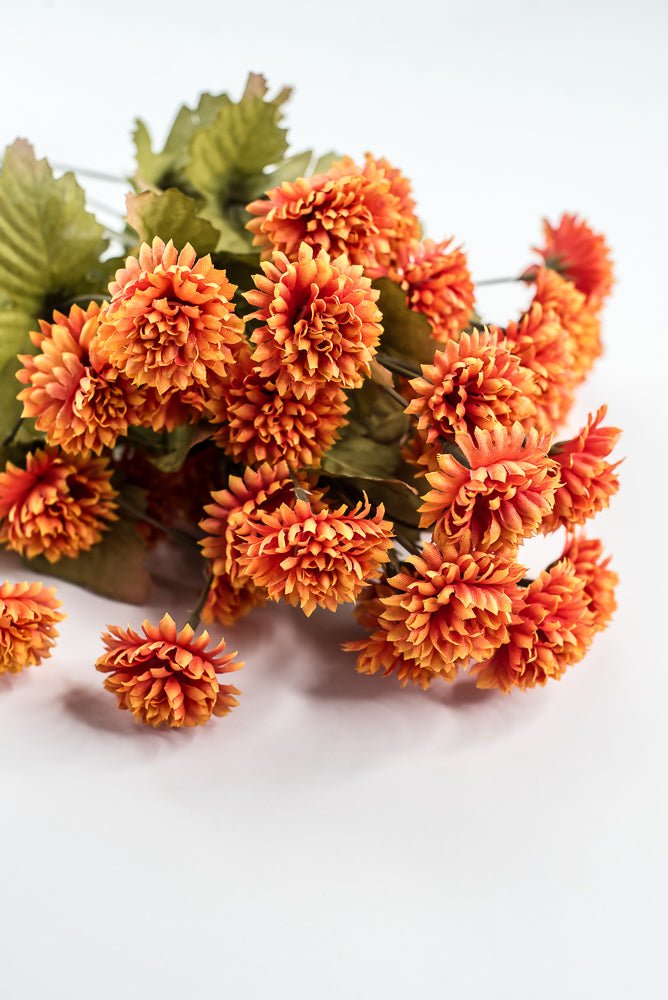 Orange, Artificial Mum Bush - GM Exclusive - Greenery MarketGM332202OR