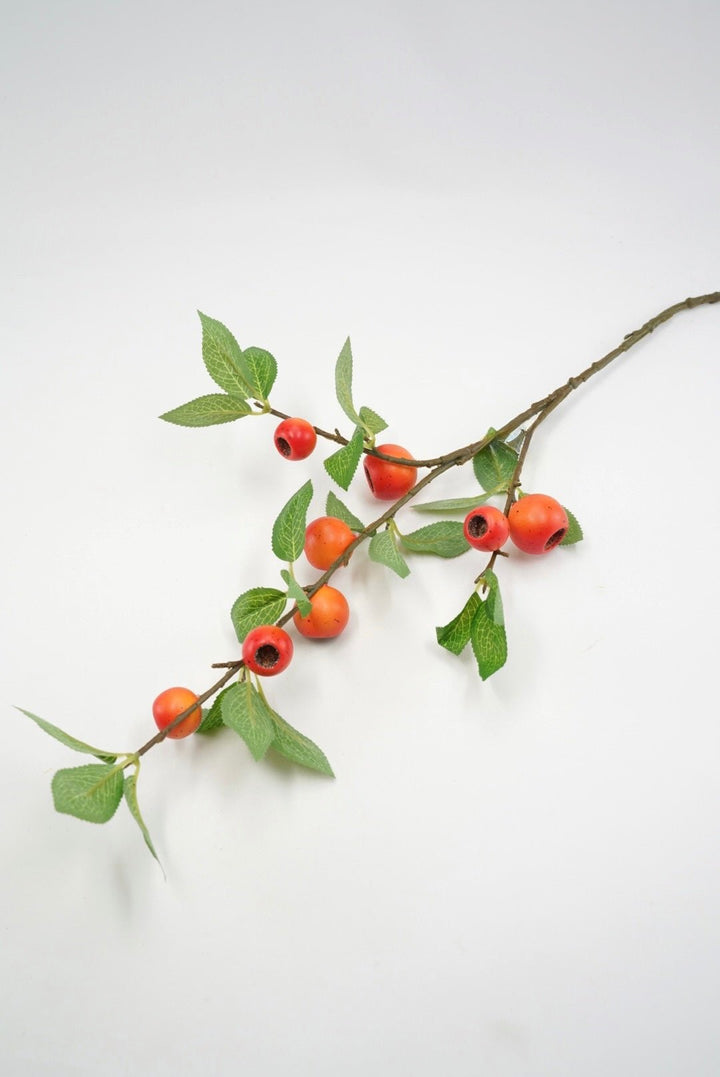Orange Crab Apple Berries Spray - 32" - Greenery Market64022OR