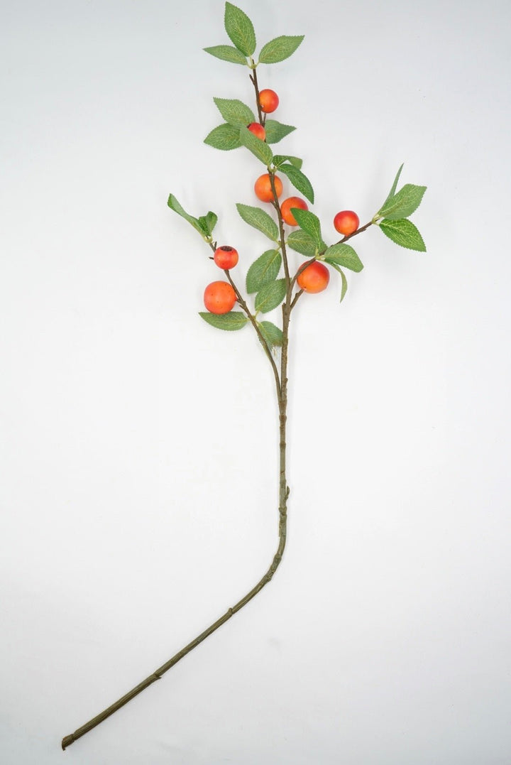 Orange Crab Apple Berries Spray - 32" - Greenery Market64022OR