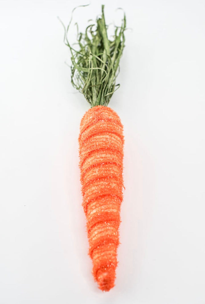 Orange Decor Shimmer Carrot - 15" - Greenery Market63638OR