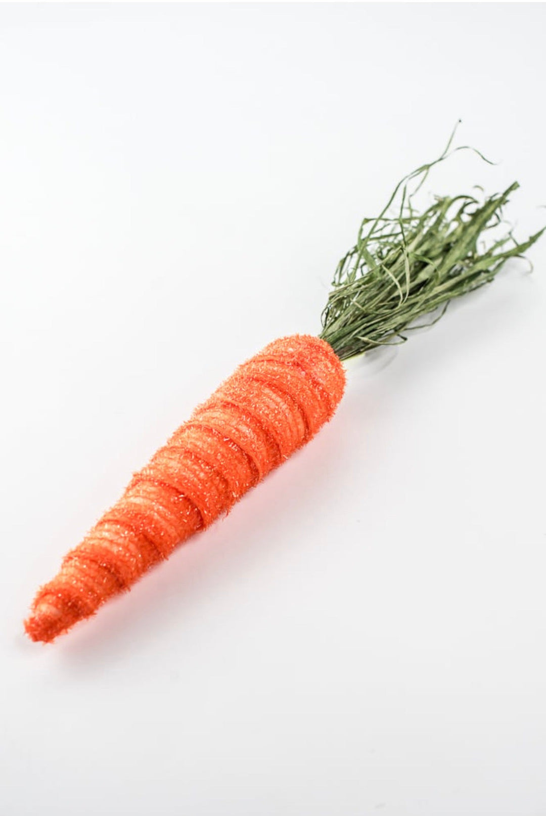 Orange Decor Shimmer Carrot - 15" - Greenery Market63638OR