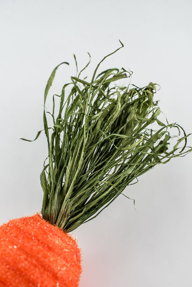 Orange Decor Shimmer Carrot - 17" - Greenery Marketsig63637OR