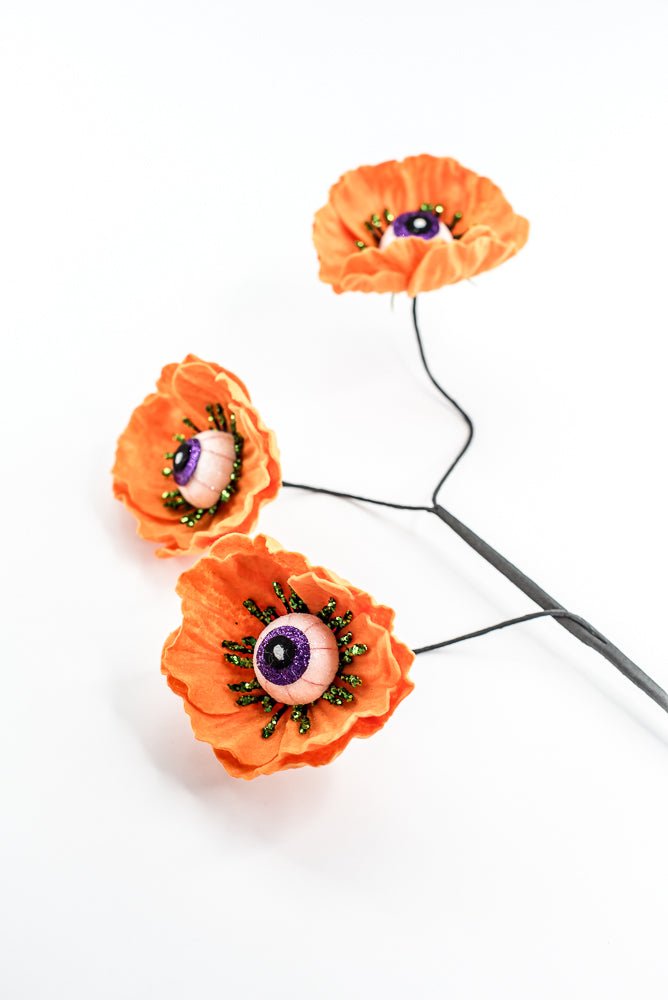 Orange Eyeball Flower Spray - Greenery Market57241OR