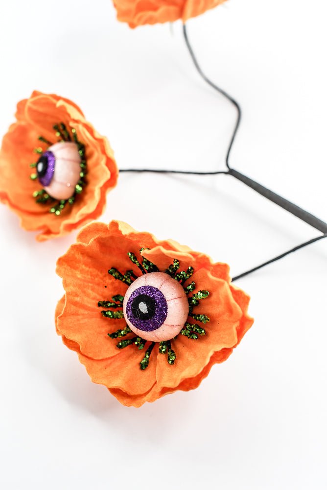 Orange Eyeball Flower Spray - Greenery Market57241OR