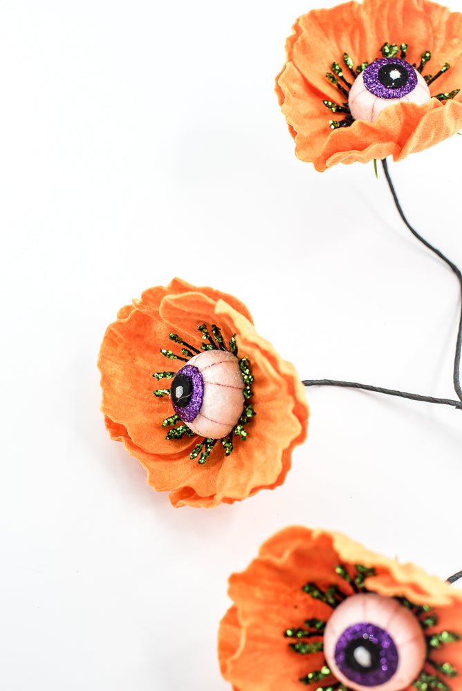 Orange Eyeball Flower Spray - Greenery Market57241OR