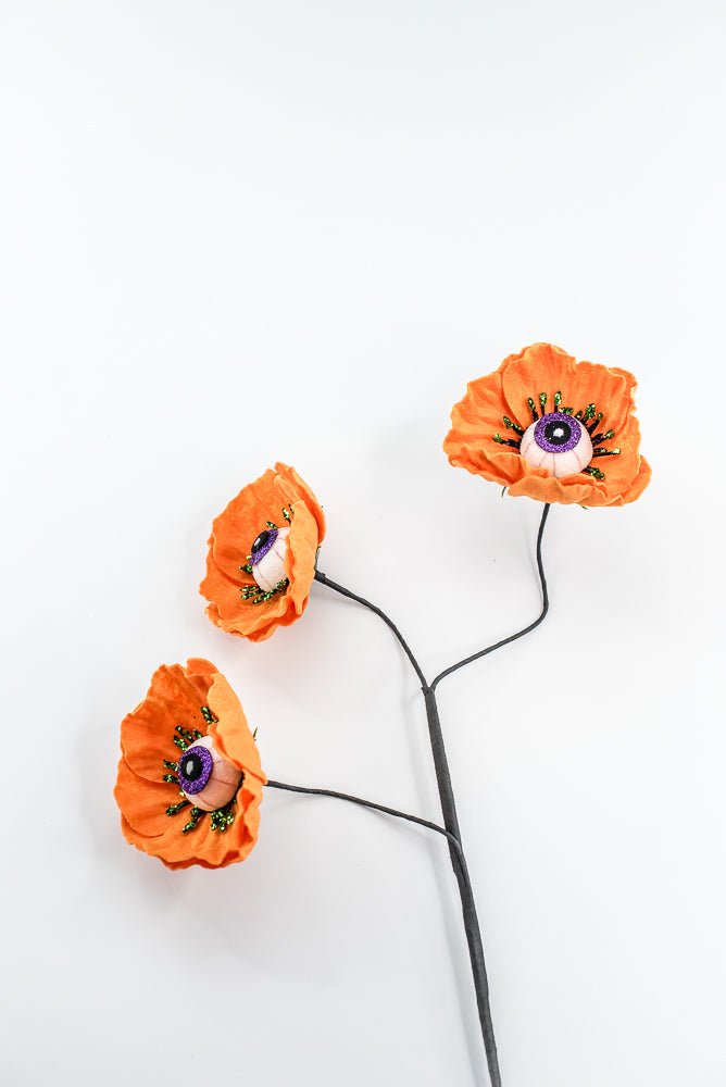 Orange Eyeball Flower Spray - Greenery Market57241OR