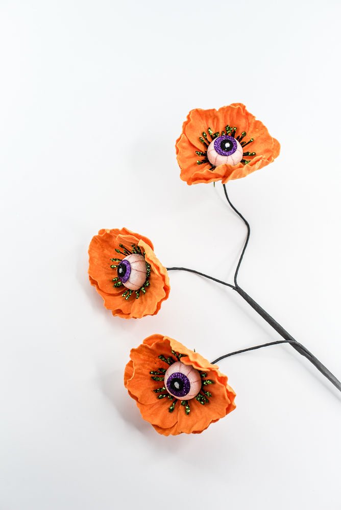 Orange Eyeball Flower Spray - Greenery Market57241OR