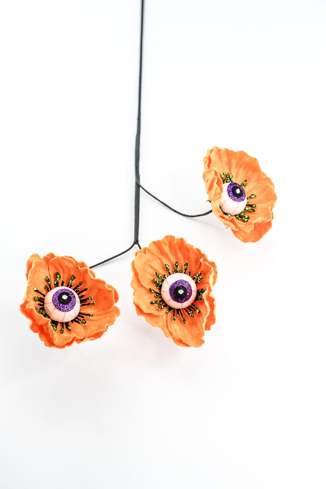 Orange Eyeball Flower Spray - Greenery Market57241OR