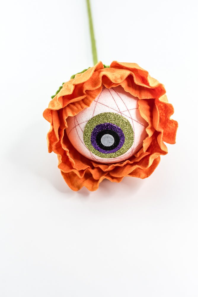 Orange Eyeball Flower Stem - Greenery Market57242OR