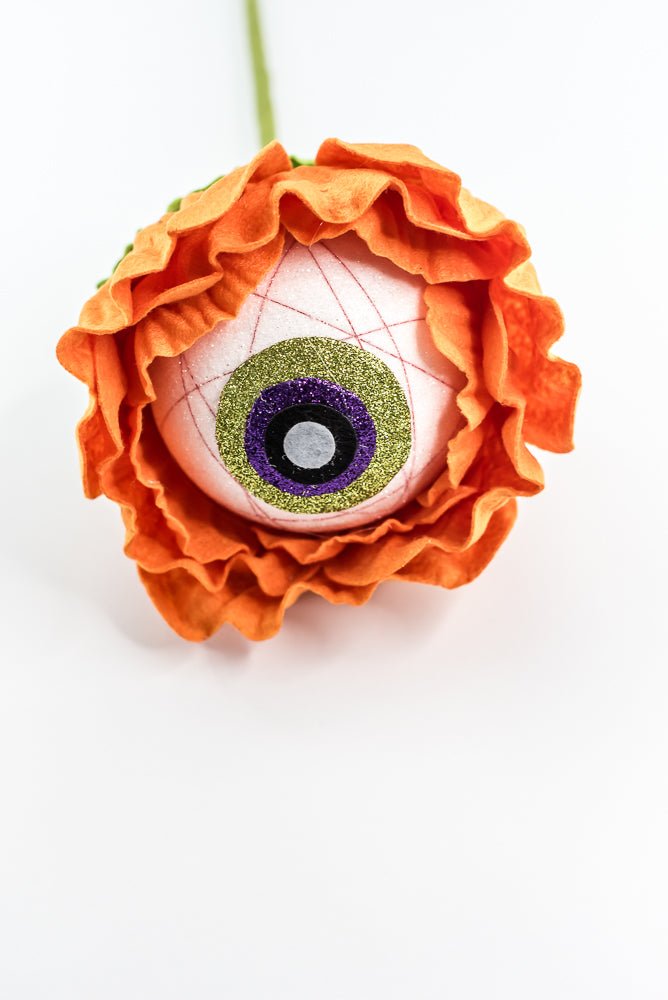 Orange Eyeball Flower Stem - Greenery Market57242OR