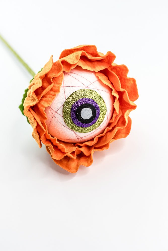 Orange Eyeball Flower Stem - Greenery Market57242OR