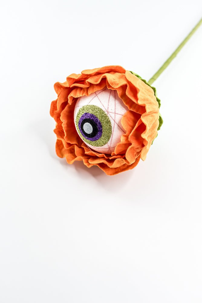 Orange Eyeball Flower Stem - Greenery Market57242OR