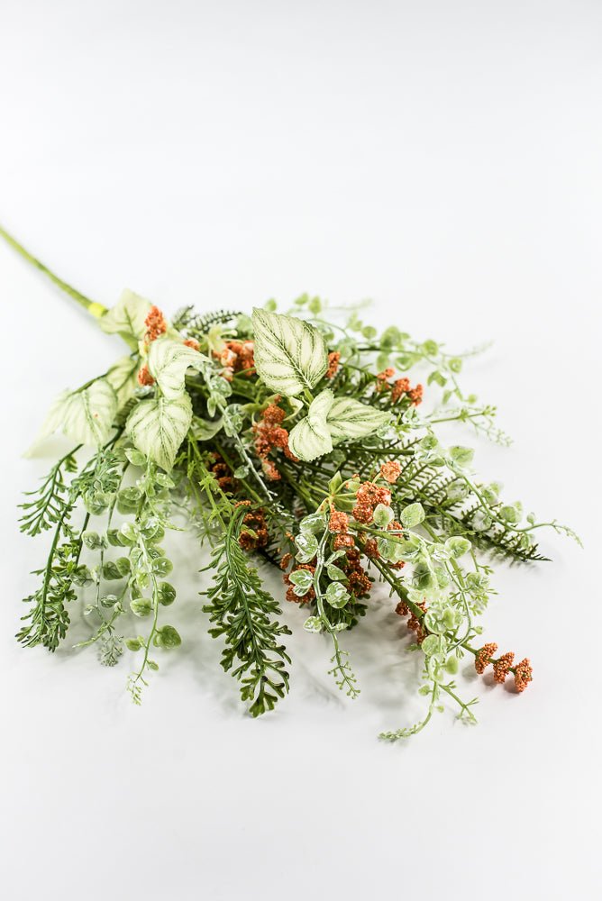 Orange Fern Leaves Spray - 28" - Greenery Market63843OR