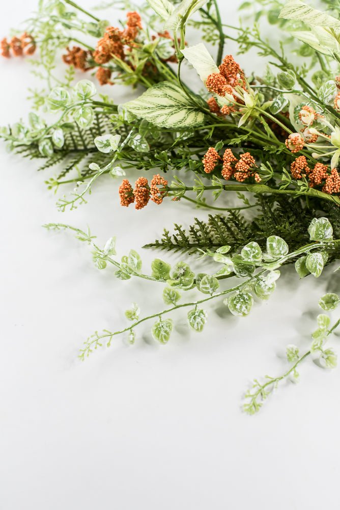 Orange Fern Leaves Spray - 28" - Greenery Market63843OR