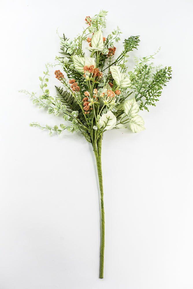 Orange Fern Leaves Spray - 28" - Greenery Market63843OR