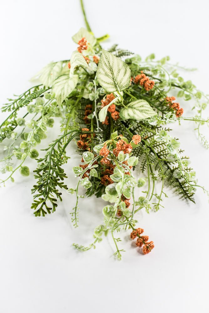 Orange Fern Leaves Spray - 28" - Greenery Market63843OR