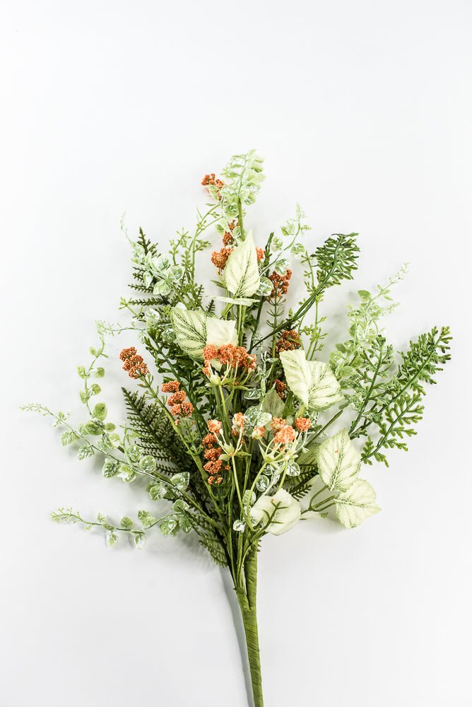 Orange Fern Leaves Spray - 28" - Greenery Market63843OR