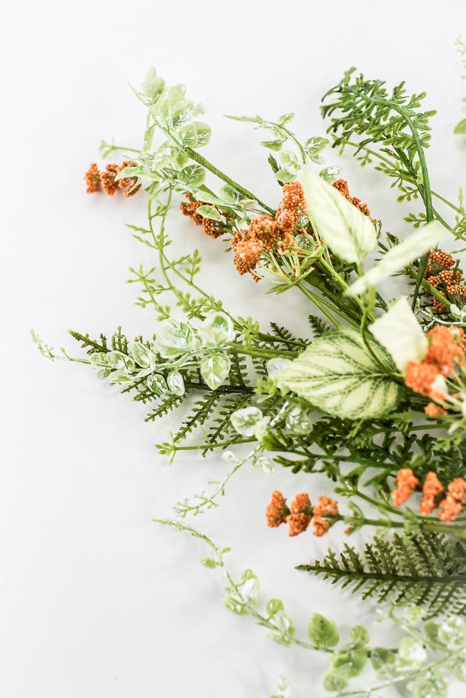 Orange Fern Leaves Spray - 28" - Greenery Market63843OR