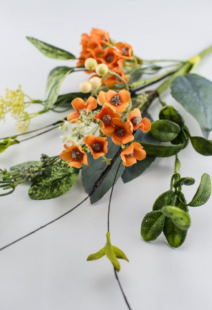 Orange flower and greenery - Greenery MarketArtificial Flora63460or