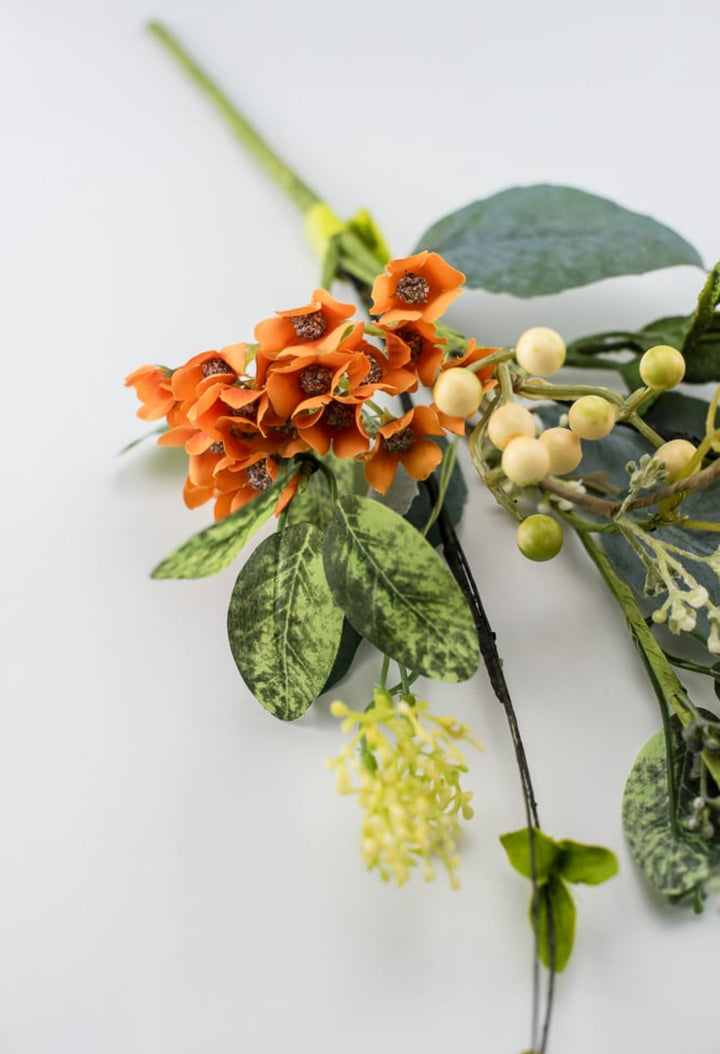 Orange flower and greenery - Greenery MarketArtificial Flora63460or