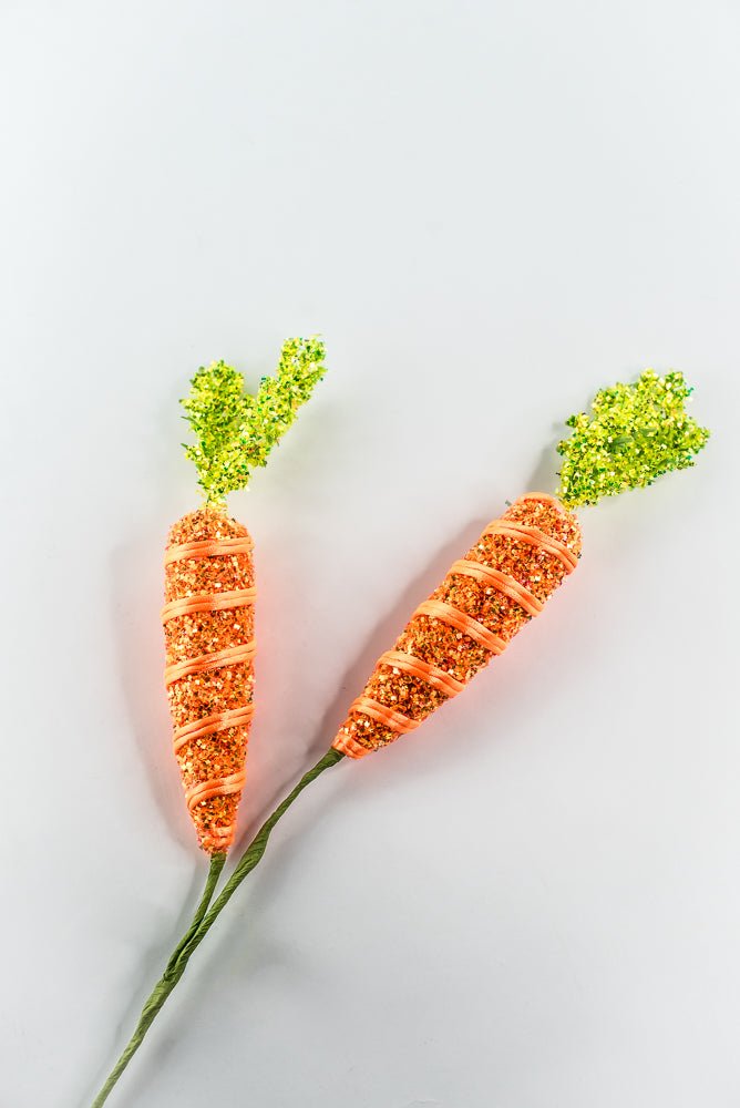 Orange Frizzy Carrot Spray - 24" - Greenery Market63979OR