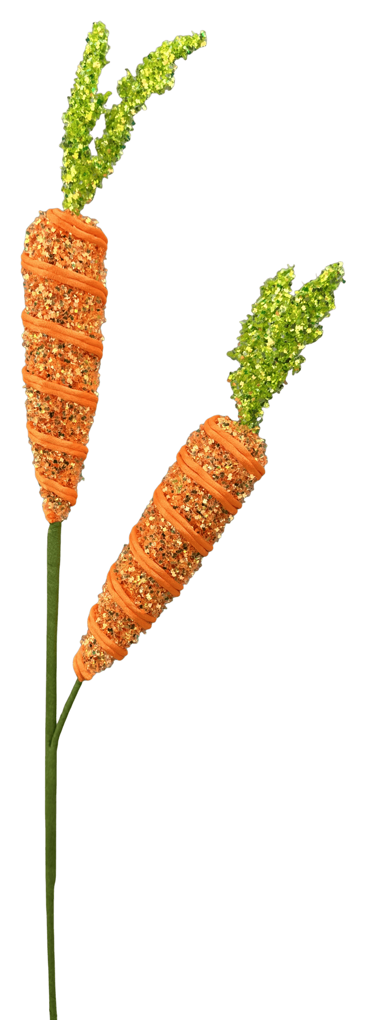 Orange Frizzy Carrot Spray - 24" - Greenery Market63979OR