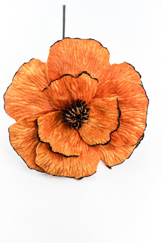 Orange Halloween Flower Pick - Greenery Market57222OR