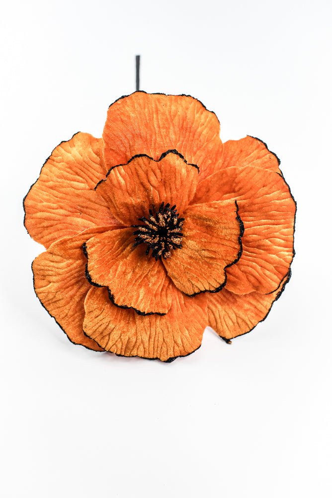 Orange Halloween Flower Pick - Greenery Market57222OR
