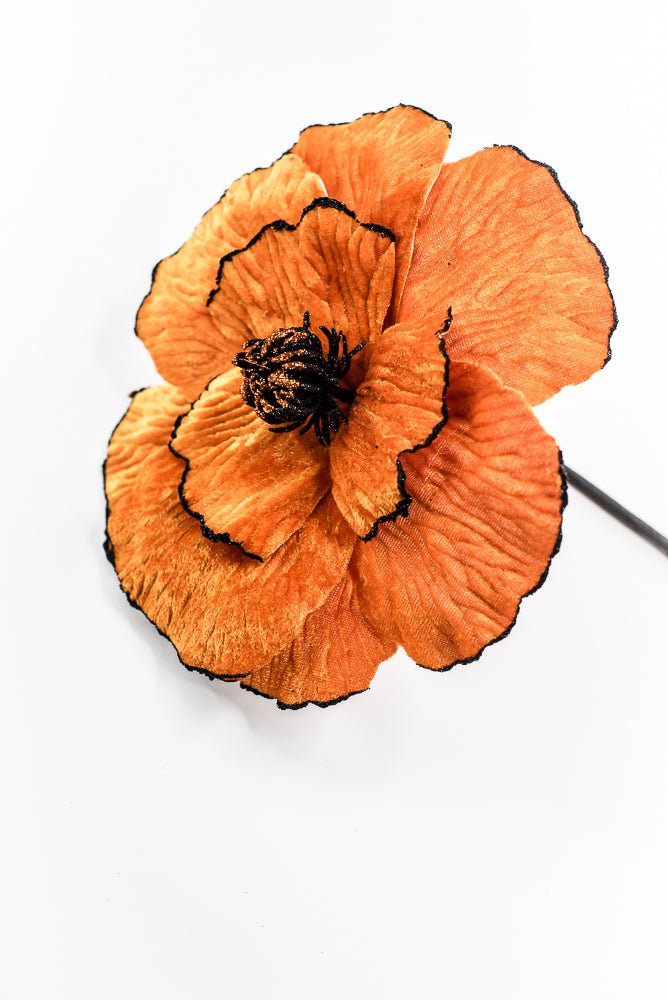 Orange Halloween Flower Pick - Greenery Market57222OR