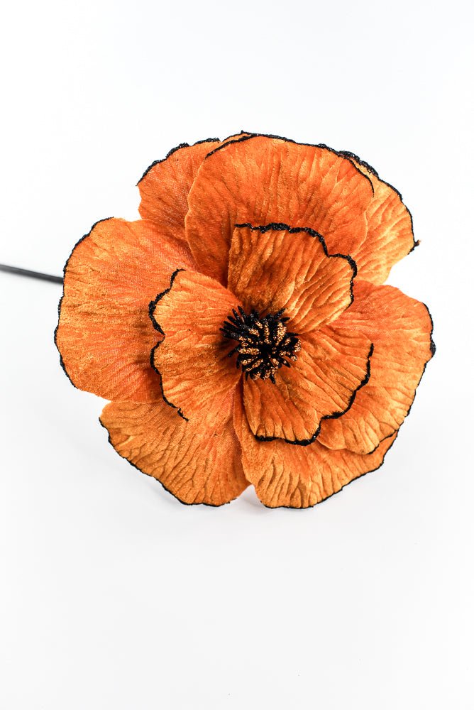 Orange Halloween Flower Pick - Greenery Market57222OR