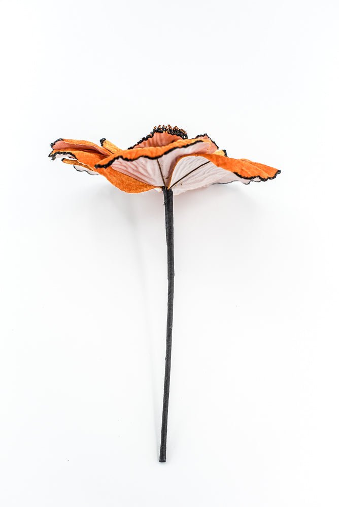 Orange Halloween Flower Pick - Greenery Market57222OR