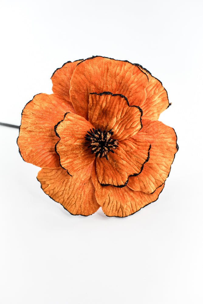 Orange Halloween Flower Pick - Greenery Market57222OR