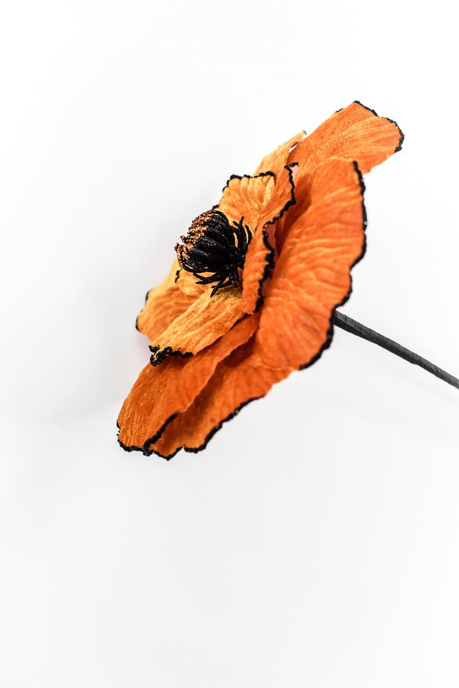 Orange Halloween Flower Pick - Greenery Market57222OR