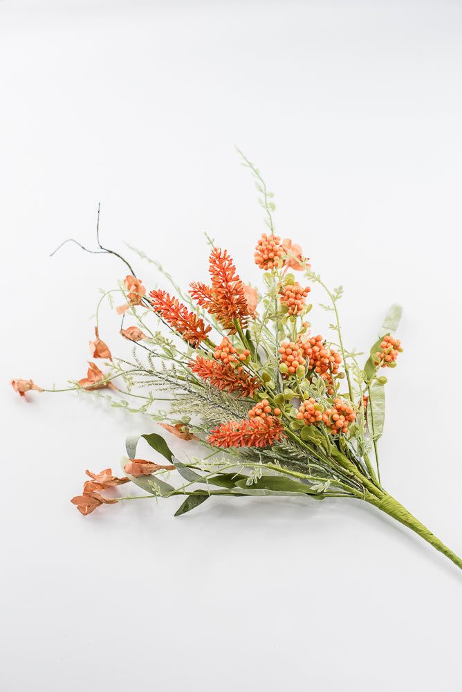 Orange Lavender And Berry Spray - 23" - Greenery MarketArtificial Flora60919-OR