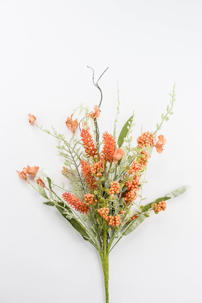 Orange Lavender And Berry Spray - 23" - Greenery MarketArtificial Flora60919-OR