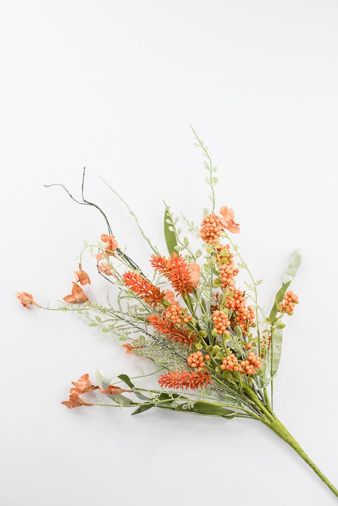 Orange Lavender And Berry Spray - 23" - Greenery MarketArtificial Flora60919-OR