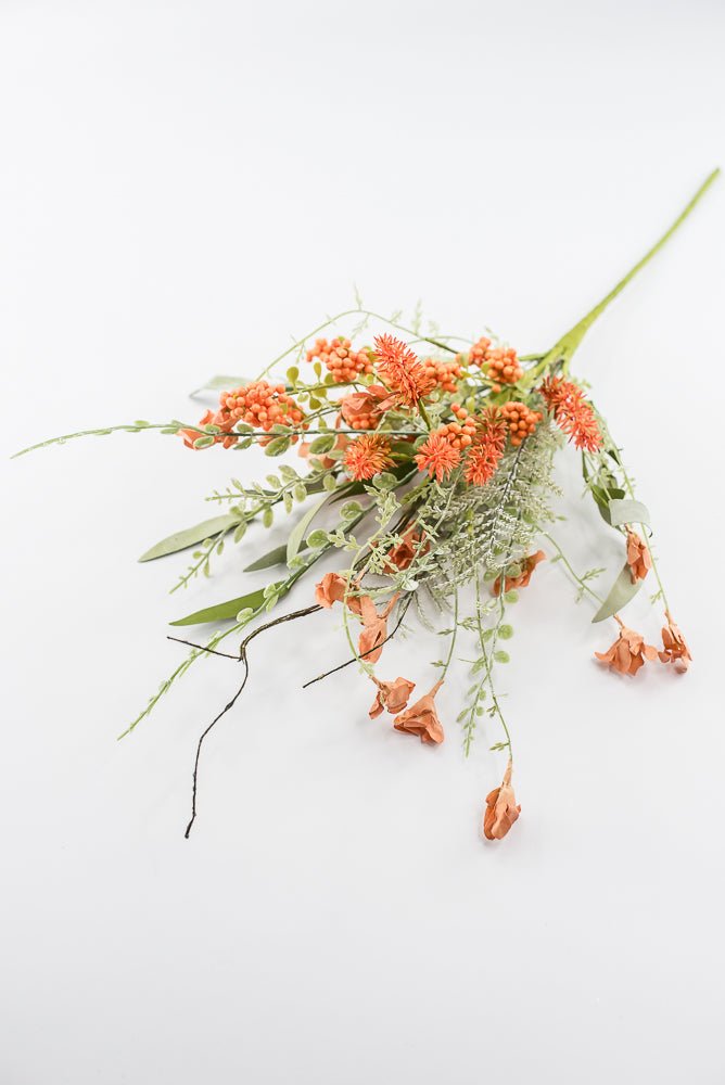 Orange Lavender And Berry Spray - 23" - Greenery MarketArtificial Flora60919-OR