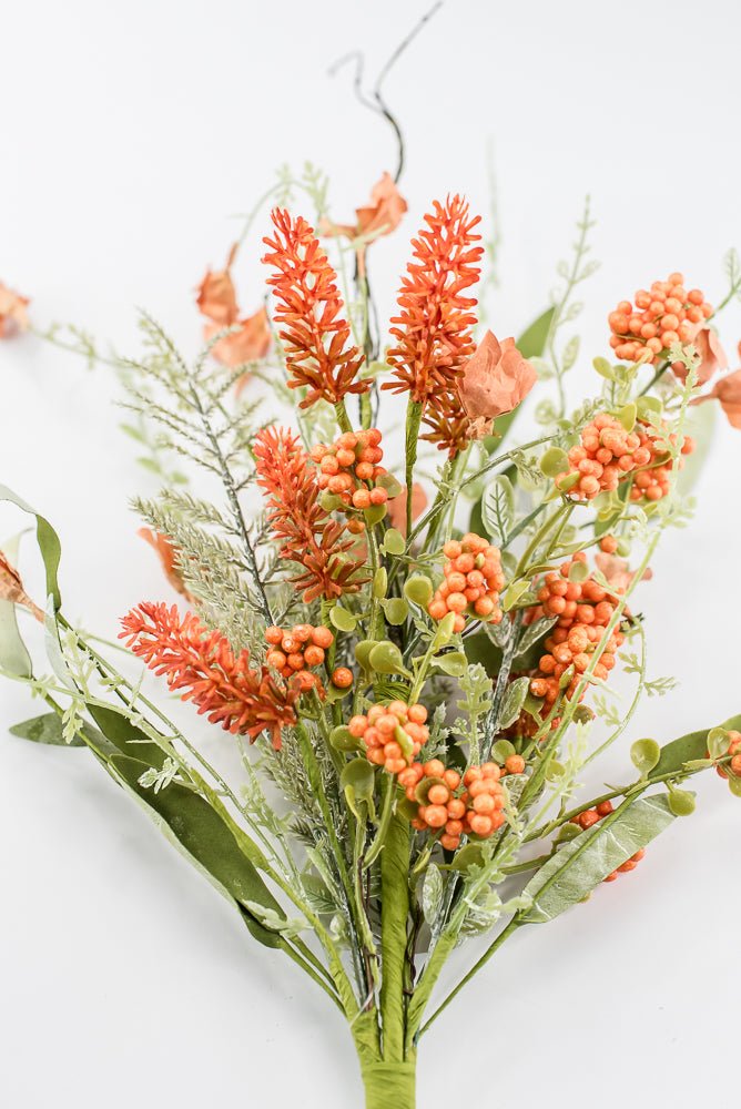 Orange Lavender And Berry Spray - 23" - Greenery MarketArtificial Flora60919-OR