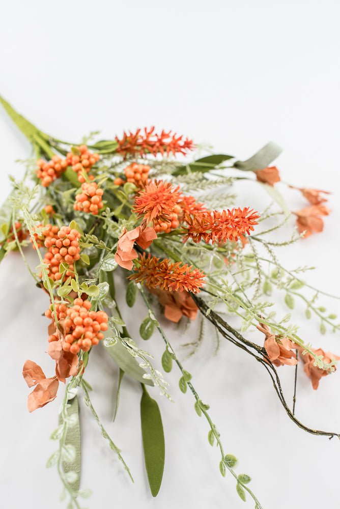 Orange Lavender And Berry Spray - 23" - Greenery MarketArtificial Flora60919-OR