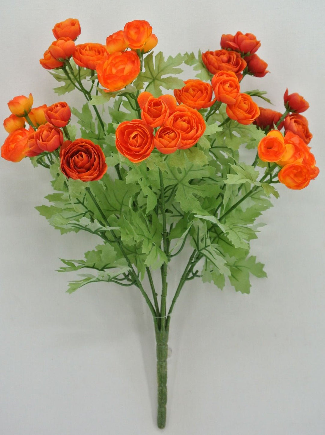 Orange mini ranunculus bush 16” - Greenery Market84399 - OR