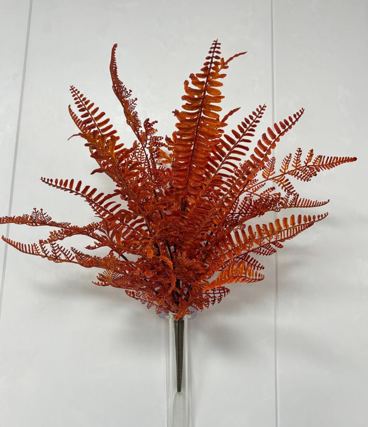 Orange Mixed Fern Bush - Greenery Market85368 - UV - OR