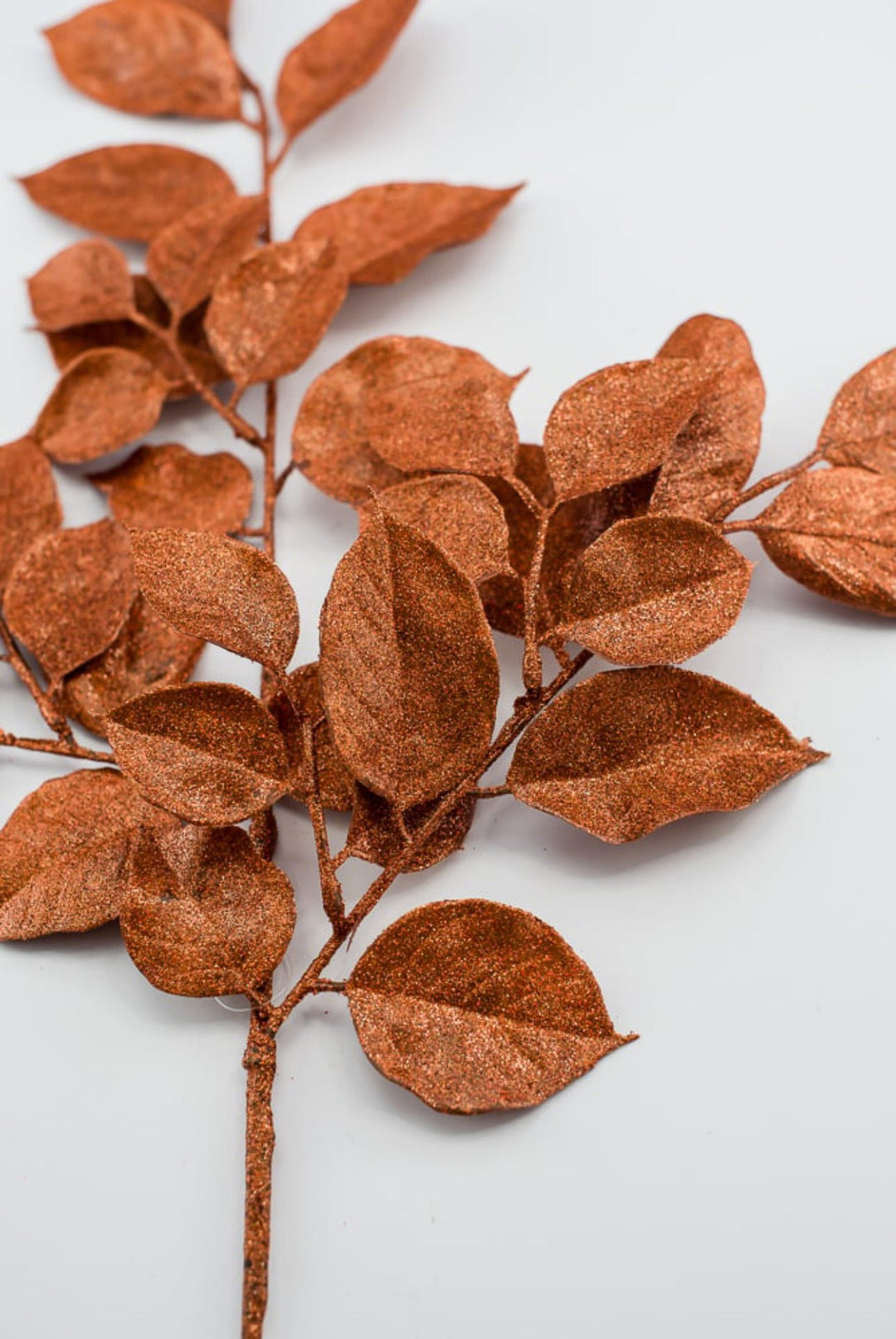 Orange salal leaves spray - Greenery MarketArtificial FloraXS235920