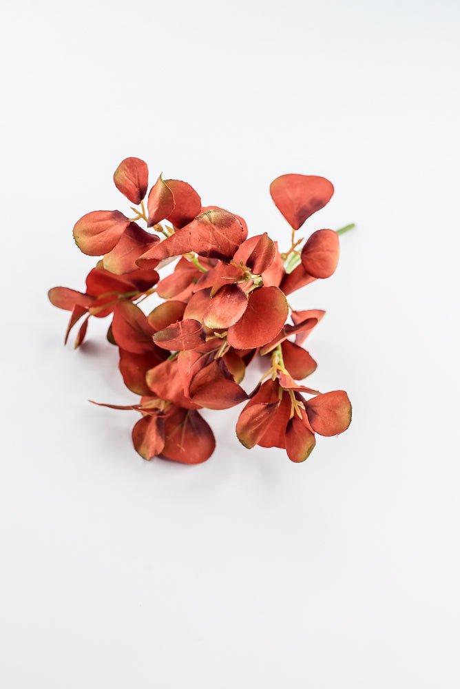 Orange Satin Eucalyptus Mini Bush - 9.5" - Greenery MarketFL7052OG
