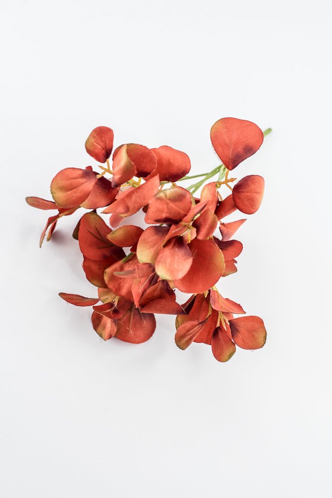 Orange Satin Eucalyptus Mini Bush - 9.5" - Greenery MarketFL7052OG