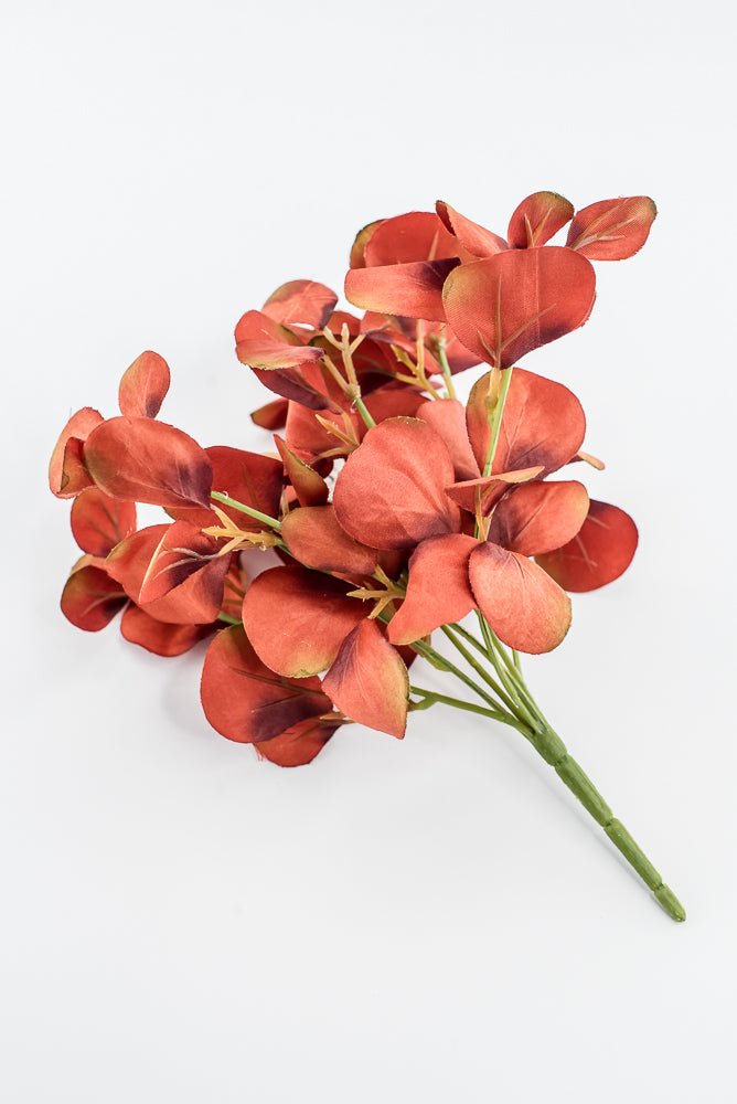 Orange Satin Eucalyptus Mini Bush - 9.5" - Greenery MarketFL7052OG