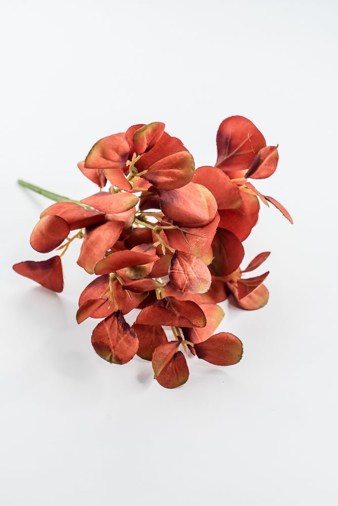 Orange Satin Eucalyptus Mini Bush - 9.5" - Greenery MarketFL7052OG