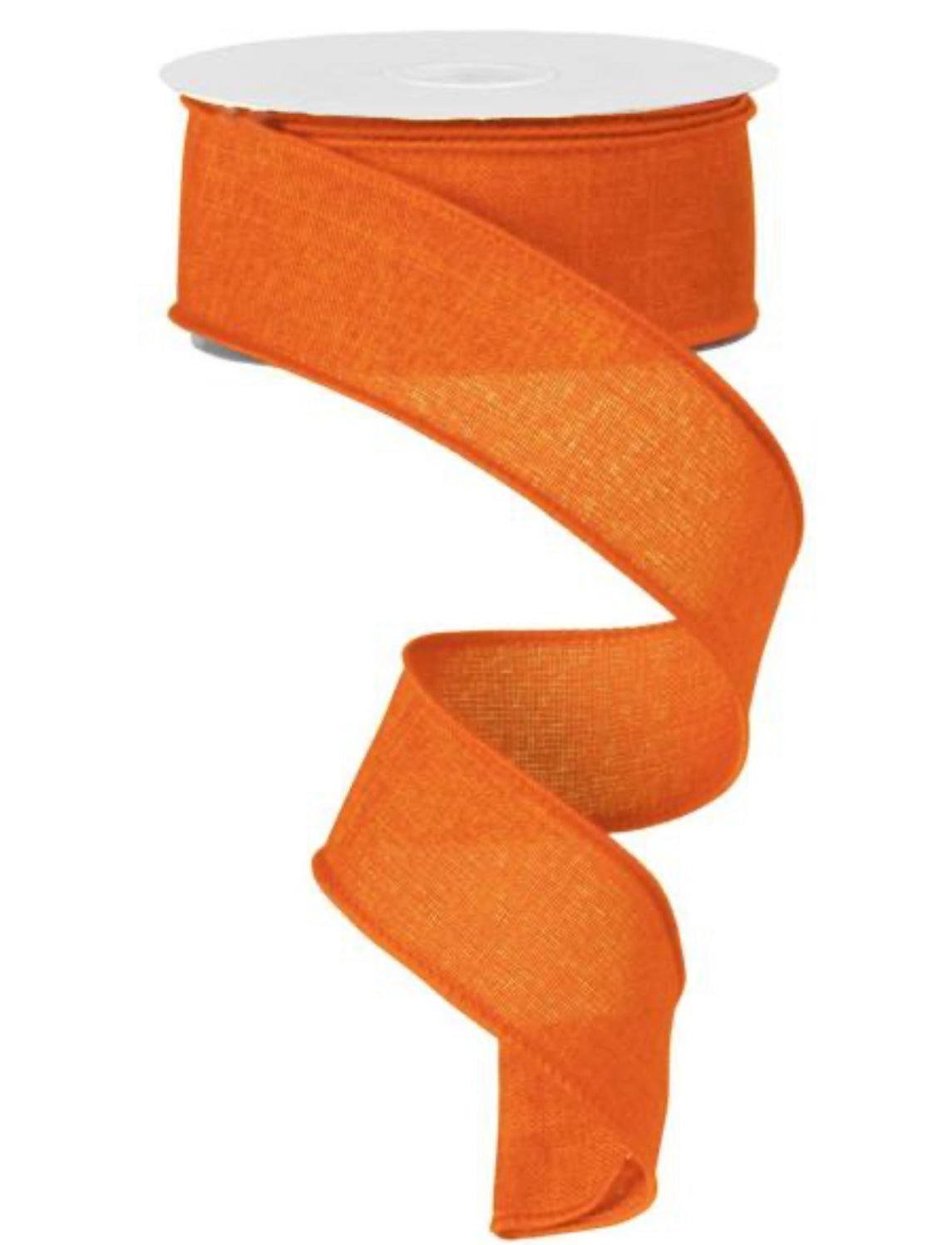 Orange Solid linen, wired ribbon 1.5” - Greenery MarketWired ribbonRG127820