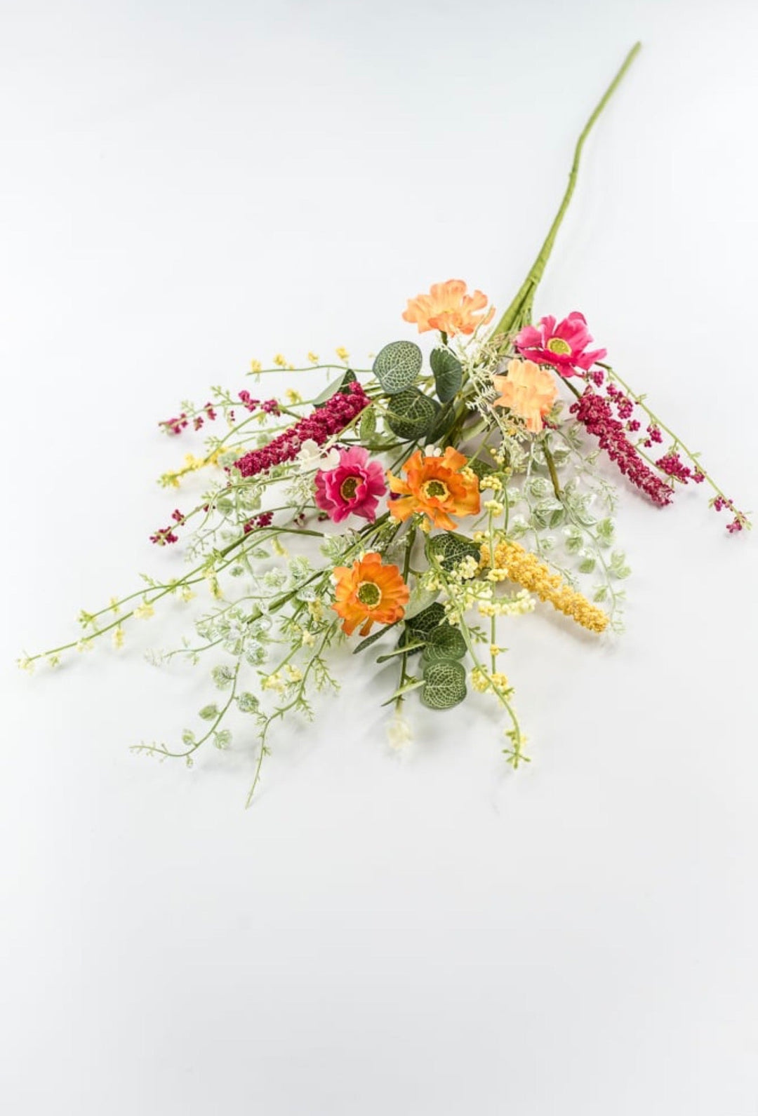 Orange, Yellow, & Beauty Mixed Daisy Berry Spray - 28.5" - Greenery Market40437-ORYELBTY