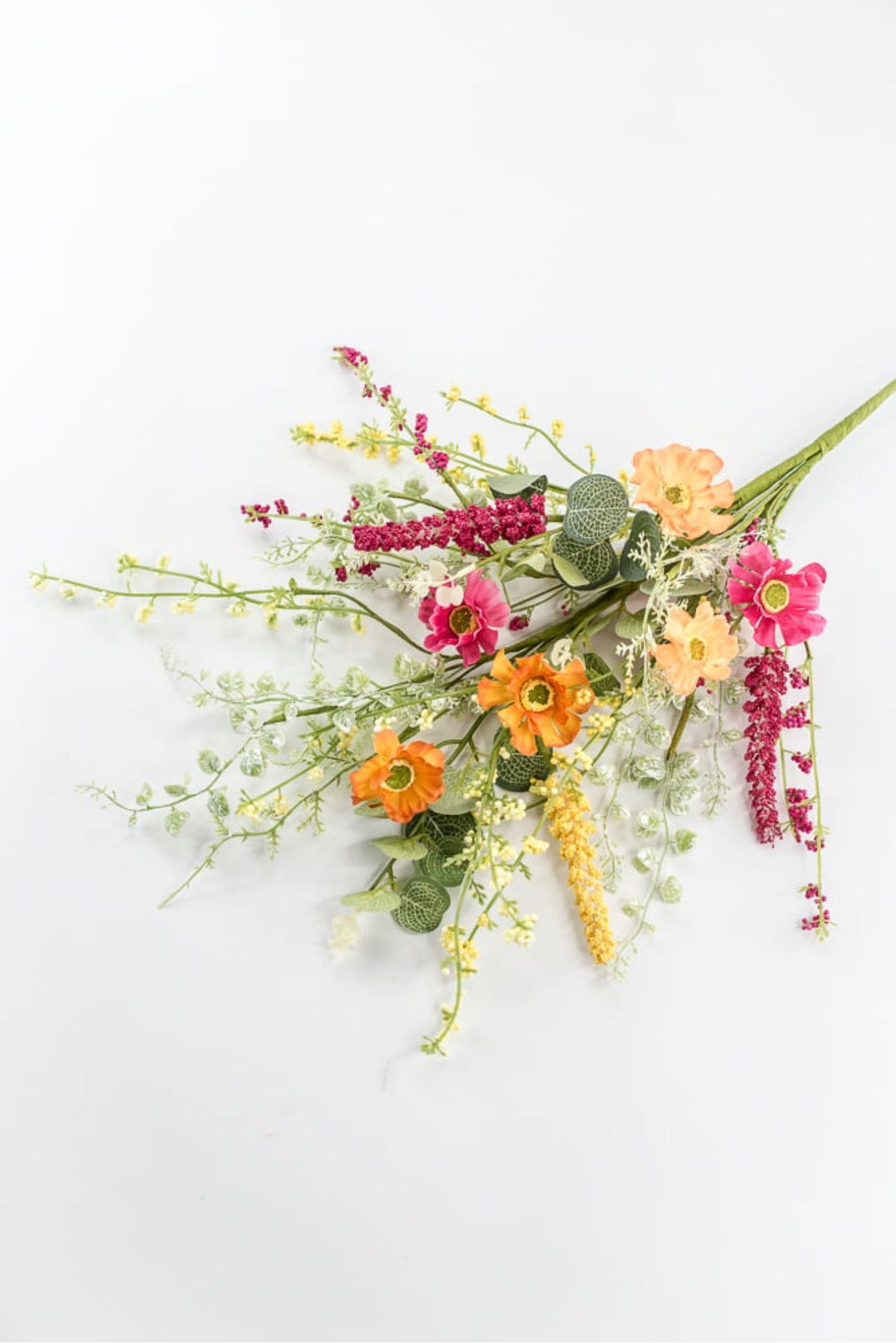 Orange, Yellow, & Beauty Mixed Daisy Berry Spray - 28.5" - Greenery Market40437-ORYELBTY