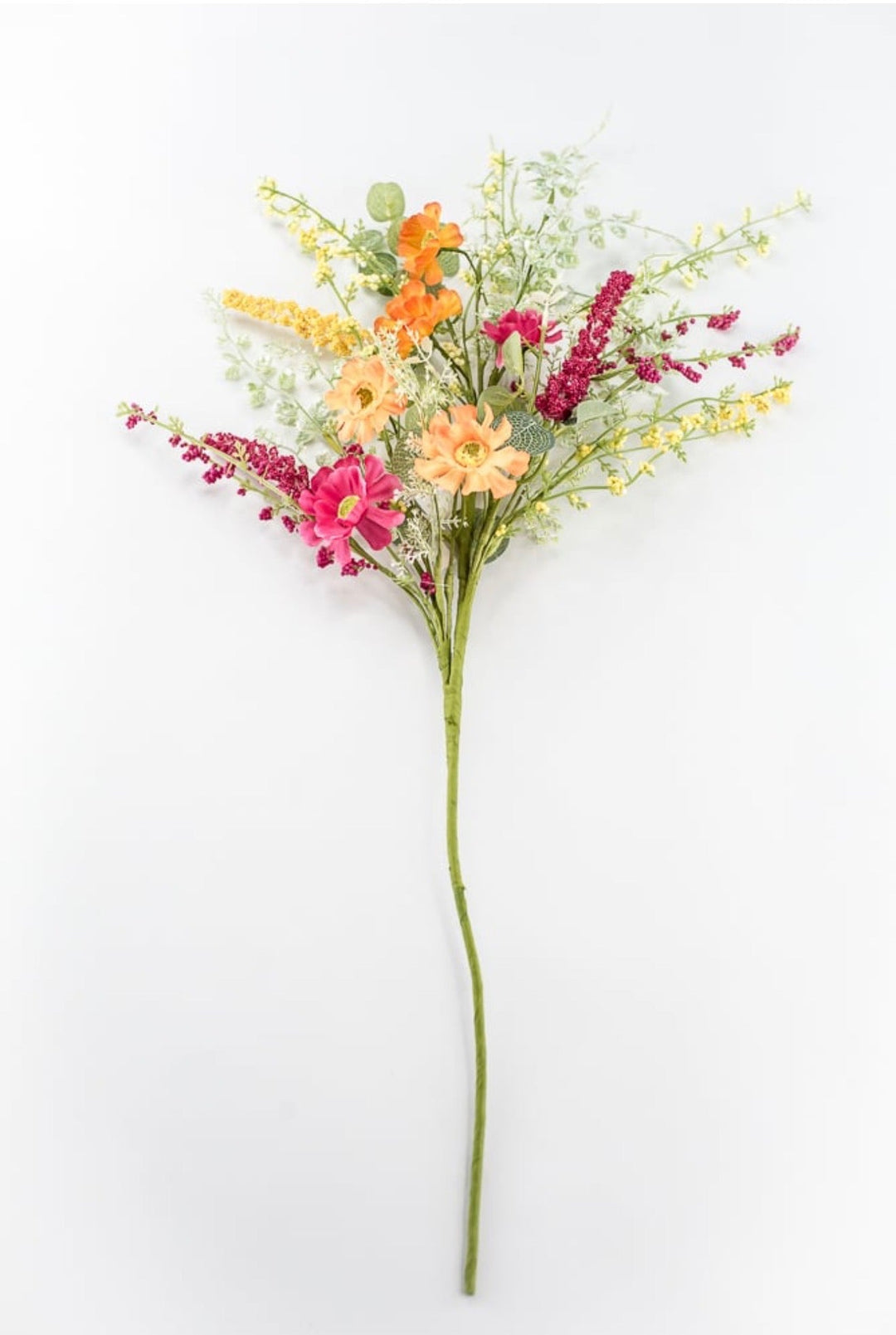 Orange, Yellow, & Beauty Mixed Daisy Berry Spray - 28.5" - Greenery Market40437-ORYELBTY